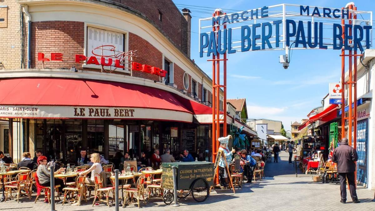 Biron Deluxe Studio Flea Market Of Paris, Porte De Montmartre سانت أويه المظهر الخارجي الصورة